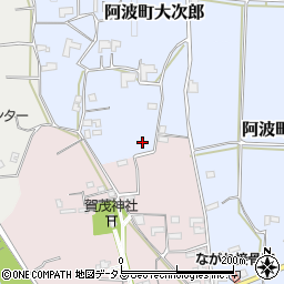 徳島県阿波市阿波町大次郎177周辺の地図