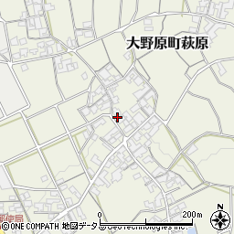 香川県観音寺市大野原町萩原1954周辺の地図