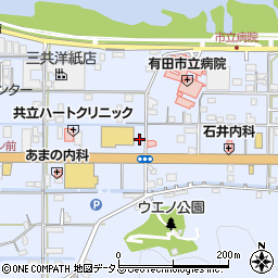 和歌山県有田市宮崎町82-2周辺の地図