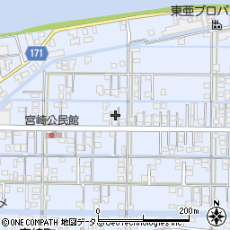 和歌山県有田市宮崎町446-1周辺の地図