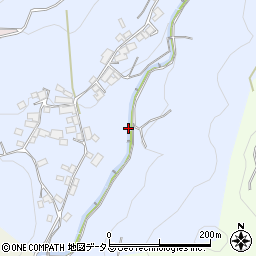 和歌山県有田郡有田川町船坂周辺の地図