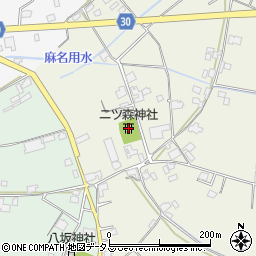 ニツ森神社周辺の地図