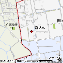 徳島県徳島市国府町桜間宮ノ本18周辺の地図