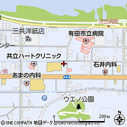 和歌山県有田市宮崎町82-4周辺の地図
