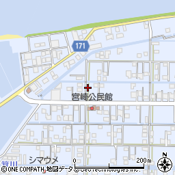 和歌山県有田市宮崎町438-1周辺の地図