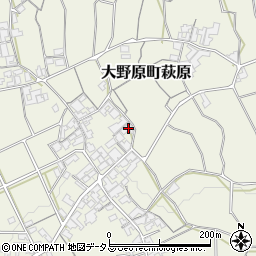 香川県観音寺市大野原町萩原1962周辺の地図