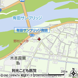 和歌山県有田市野171周辺の地図