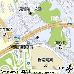 とんかつ浜かつ新南陽永源山店周辺の地図