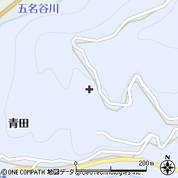 和歌山県有田郡有田川町青田214周辺の地図