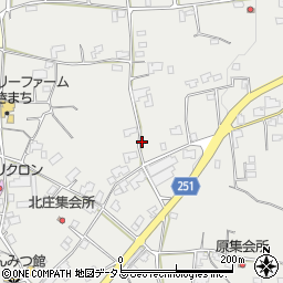 徳島県美馬市脇町大字北庄599周辺の地図