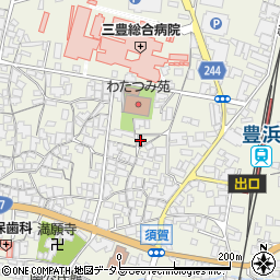 香川県観音寺市豊浜町姫浜696-2周辺の地図