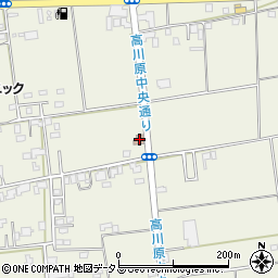 高川原簡易郵便局周辺の地図
