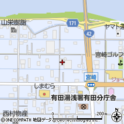 和歌山県有田市宮崎町208-1周辺の地図