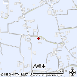 徳島県阿波市市場町香美八幡本111周辺の地図