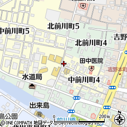 コバック徳島店周辺の地図