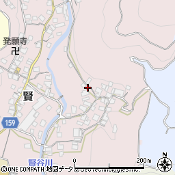 和歌山県有田郡有田川町賢1001周辺の地図