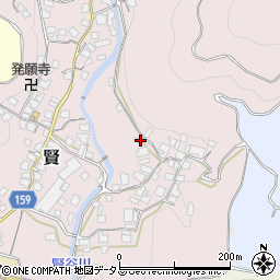 和歌山県有田郡有田川町賢985-2周辺の地図