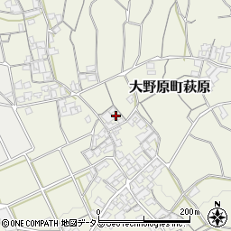 香川県観音寺市大野原町萩原1944-4周辺の地図