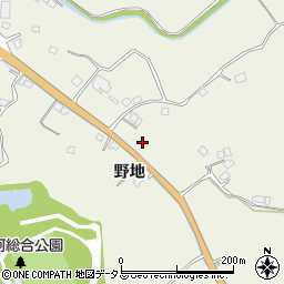 山口県岩国市玖珂町（野地）周辺の地図