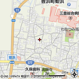 香川県観音寺市豊浜町姫浜1288周辺の地図