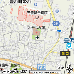 香川県観音寺市豊浜町姫浜697周辺の地図