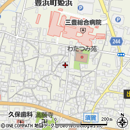 香川県観音寺市豊浜町姫浜1263-2周辺の地図