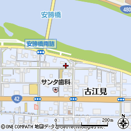 和歌山県有田市古江見101周辺の地図