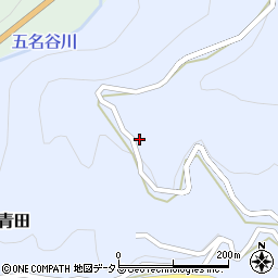 和歌山県有田郡有田川町青田218周辺の地図