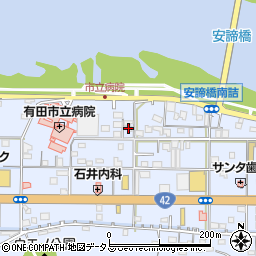 和歌山県有田市宮崎町1-2周辺の地図