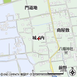 徳島県徳島市国府町井戸城ノ内周辺の地図