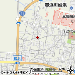 香川県観音寺市豊浜町姫浜1293周辺の地図