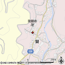 和歌山県有田郡有田川町賢139周辺の地図