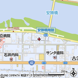 和歌山県有田市古江見124周辺の地図