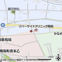 徳島県吉野川市鴨島町喜来708周辺の地図