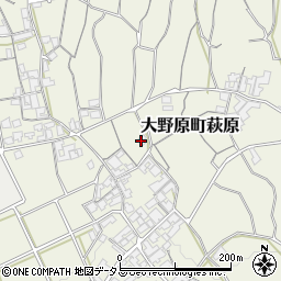 香川県観音寺市大野原町萩原1942周辺の地図