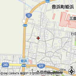 香川県観音寺市豊浜町姫浜246周辺の地図
