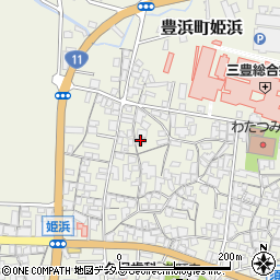 香川県観音寺市豊浜町姫浜1292周辺の地図