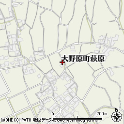 香川県観音寺市大野原町萩原1941-1周辺の地図