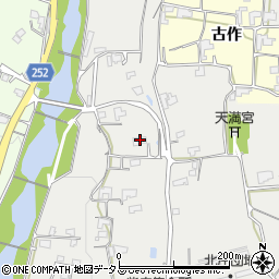 徳島県美馬市脇町大字北庄261周辺の地図