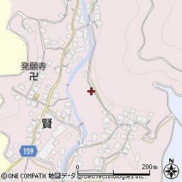 和歌山県有田郡有田川町賢984周辺の地図