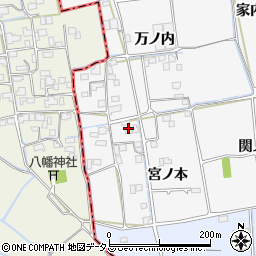 徳島県徳島市国府町桜間宮ノ本4周辺の地図