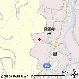 和歌山県有田郡有田川町賢213周辺の地図