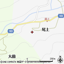 和歌山県有田郡有田川町尾上270周辺の地図