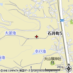 愛媛県今治市石井町周辺の地図