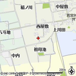 徳島県徳島市国府町北岩延西屋敷32周辺の地図