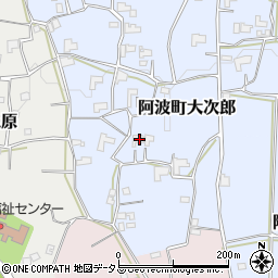 徳島県阿波市阿波町大次郎125周辺の地図