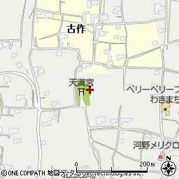 徳島県美馬市脇町大字北庄485周辺の地図