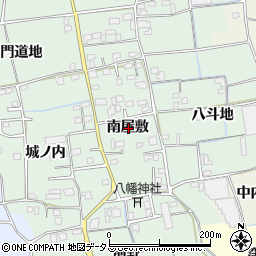 徳島県徳島市国府町井戸南屋敷周辺の地図