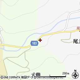 和歌山県有田郡有田川町尾上226周辺の地図
