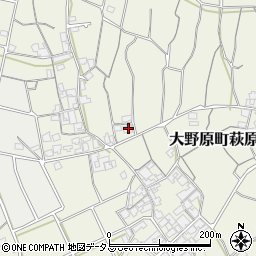 香川県観音寺市大野原町萩原1909周辺の地図